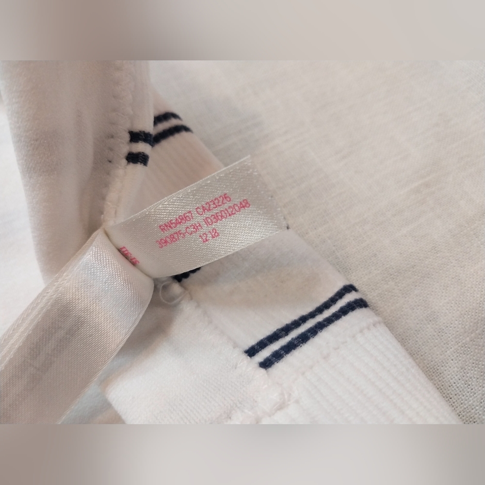 PINK Victoria's Secret White and Black Striped Bra - Picture 10 of 12